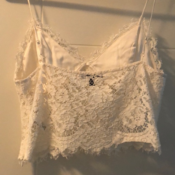 White lace crop top - Picture 2 of 2